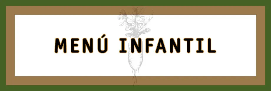 Menú Infantil
